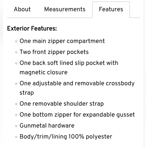 Lug Swivel Expandable Crossbody in Bloom Black with RFID Protection - Picture 13 of 16